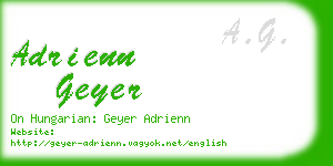 adrienn geyer business card